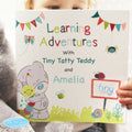 Personalised tatty Teddy learning book personalised