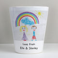 Personalised drawing upload plant pot