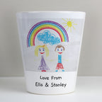 Personalised drawing upload plant pot