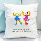 Drawing upload personalised cushion