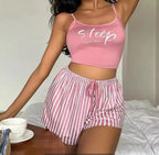 Sleep shortie pyjamas
