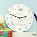 Personalised twinkle twinkle shabby clock
