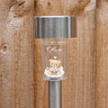 Personalised In Loving Memory Baby Child Pink / Blue / Yellow Teddy Bear Solar Light