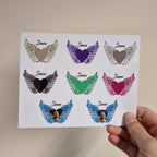 Personalised Photo Wings Solar light