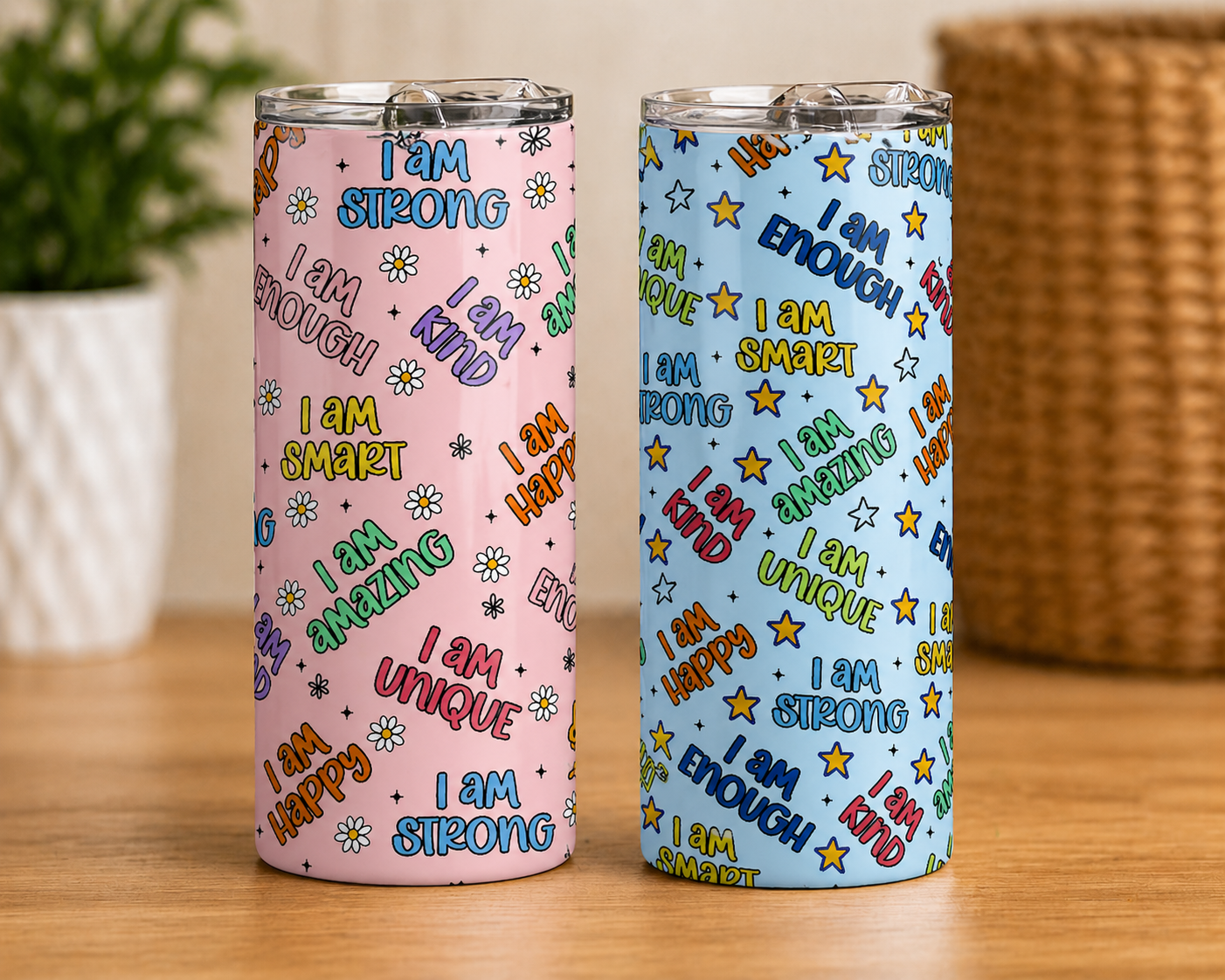 Kids positive 12oz tumblers