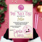 Personalised blue/pink nice list