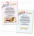Personalised good luck galaxy board