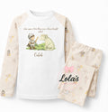 Once upon a time a brave knight personalised pjyamas