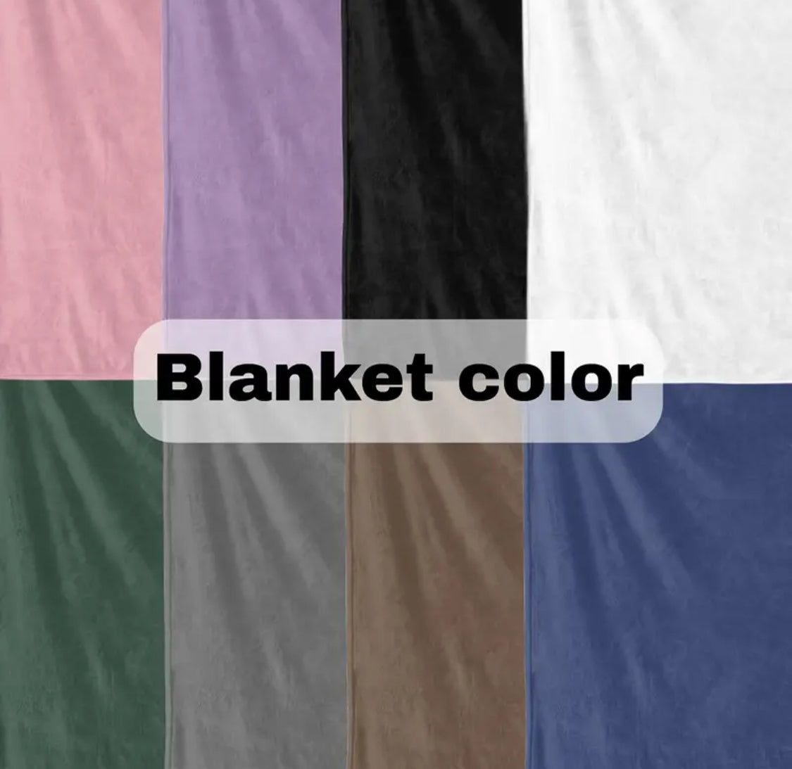 8 Photo and wording college blanket