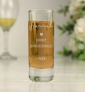 Personalised Free Text Botanical Shot Glass