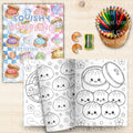 Dumpling colouring book