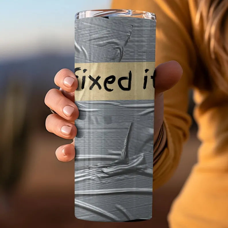 Fixed it tape 20oz tumbler