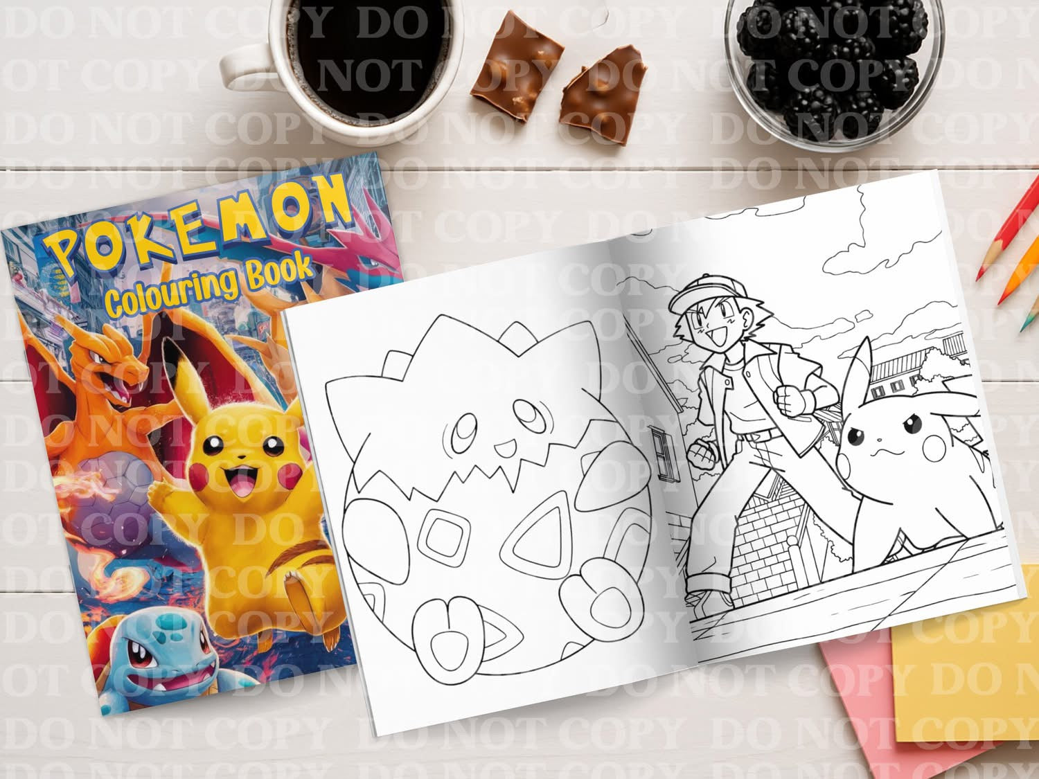 Poke mon  colouring book