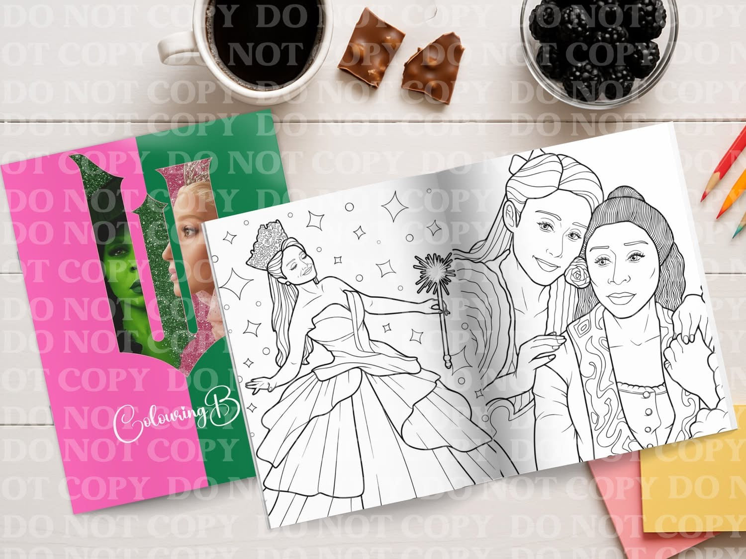 Good witch colouring book