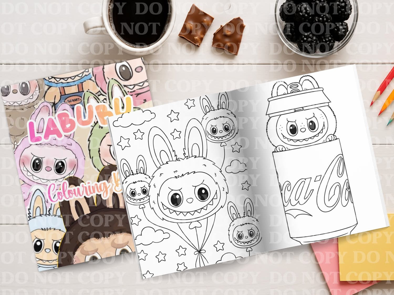 Little Monster colouring book