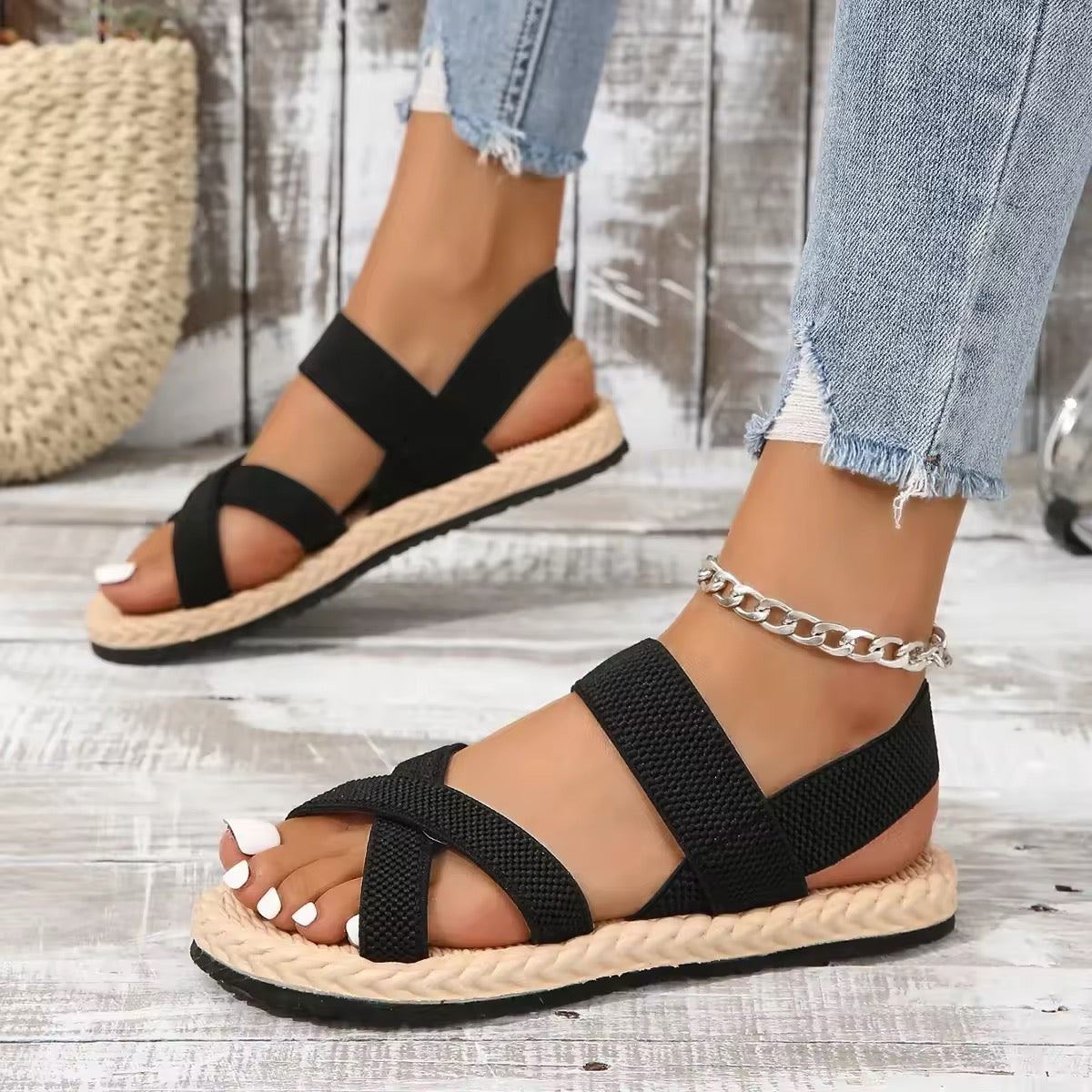 Belt Soft Soled flat Sandals