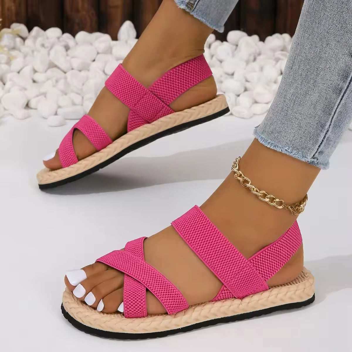 Belt Soft Soled flat Sandals