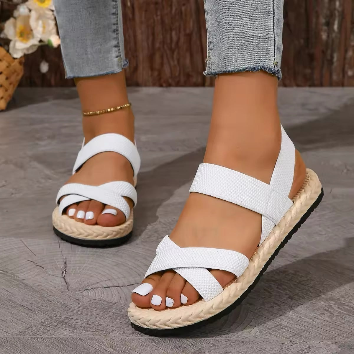 Belt Soft Soled flat Sandals