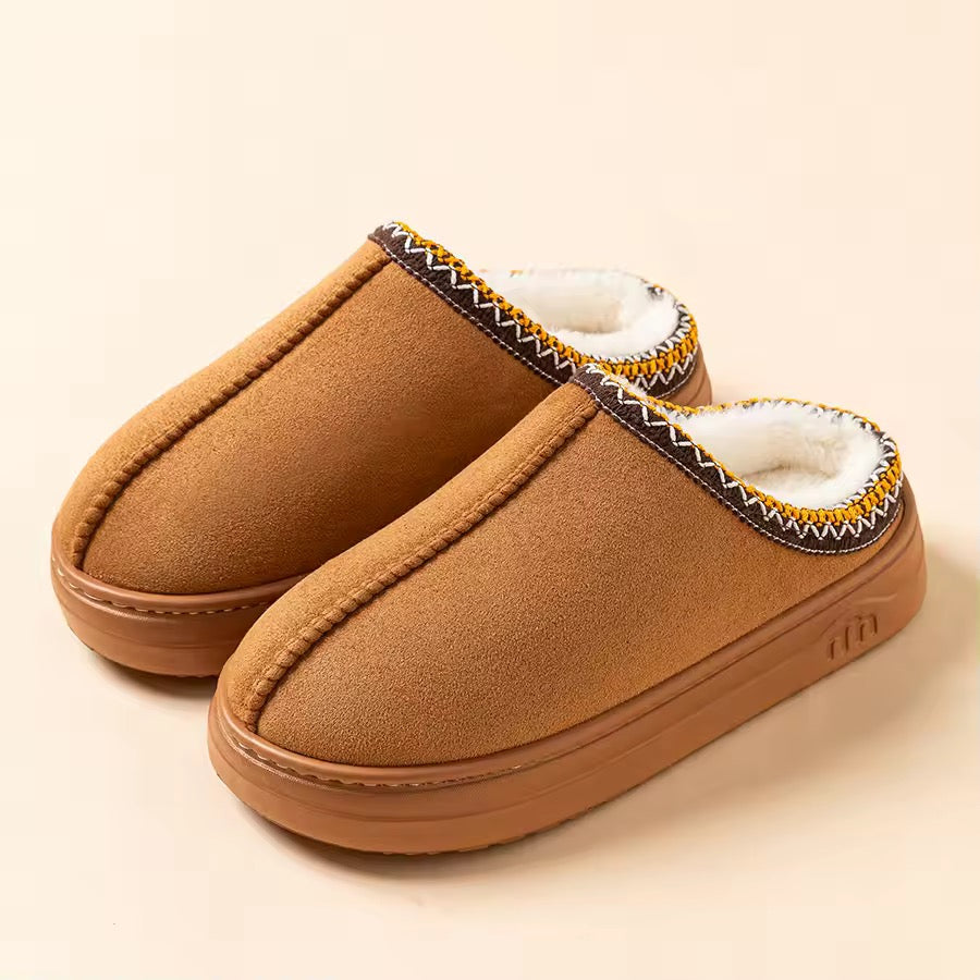 Anti slip fluffy slippers