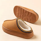 Anti slip fluffy slippers