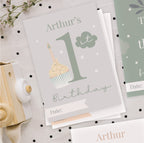 Animal themed baby cards