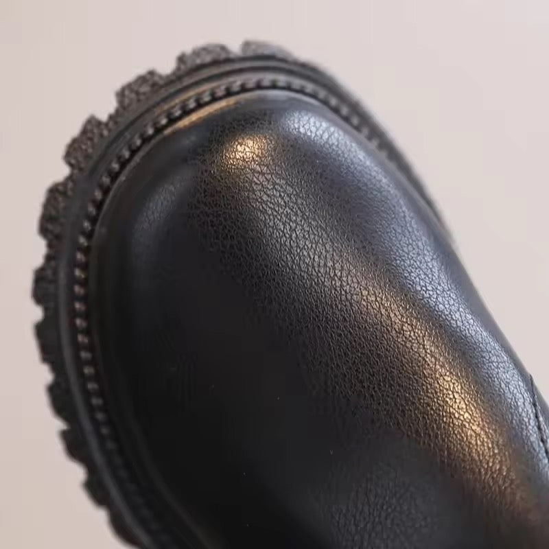 Kids non slip fashion boots