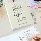 Personalised Our Greatest Adventure Wedding Planner
