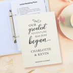 Personalised Our Greatest Adventure Wedding Planner