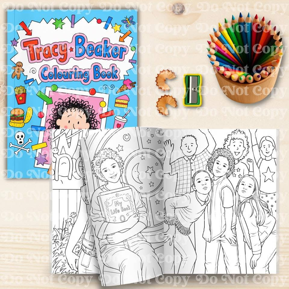 Tracey B colouring book 20 pages