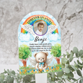 Forever an angel grave marker or arch plaque with stand