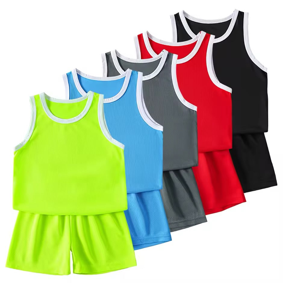 Kids personalised basket ball style sports sets