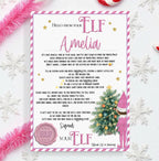 Elf arrival letters 4 colours