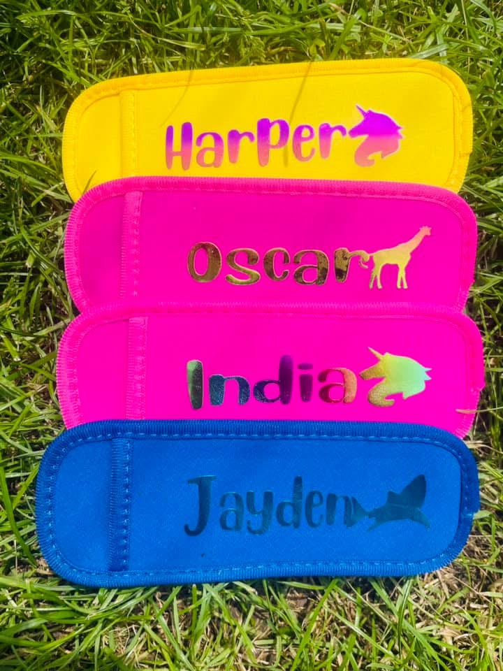 Personalised ice pole holder