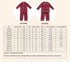 Matching tartan pyjamas kids