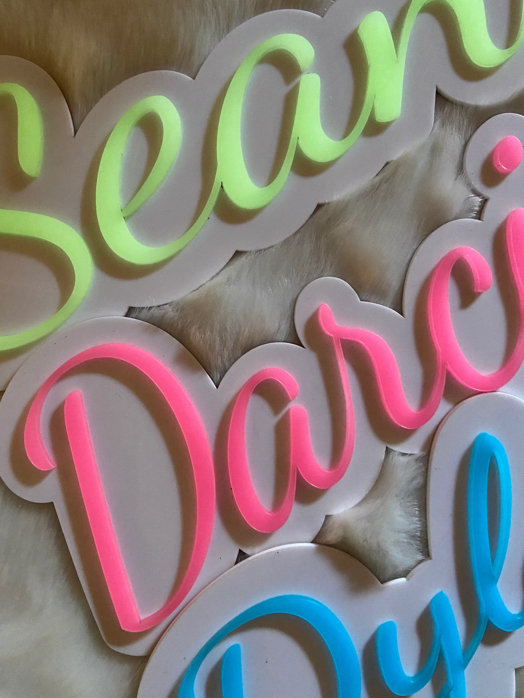Glow In The Dark Name Sign
