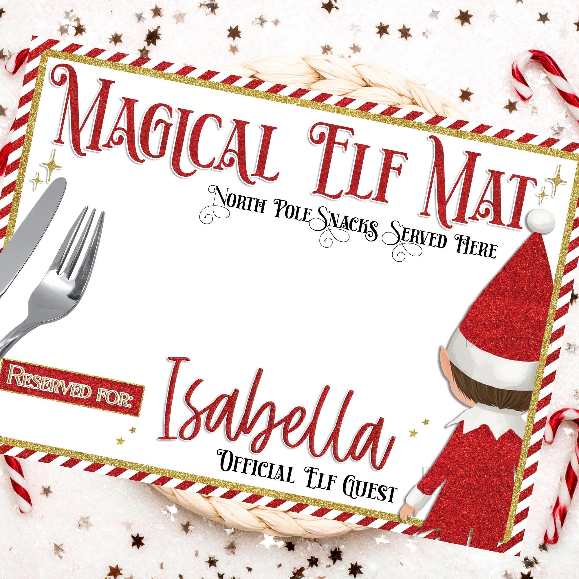 Premium Faux Leather Elf placemats