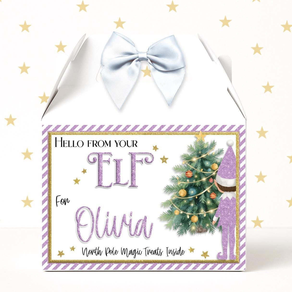 Personalised treat box from elf