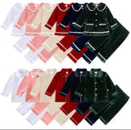 Personalised velvet pyjamas