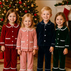 Personalised velvet pyjamas
