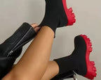 Women’s sock ankle boots