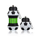 Collapsable football flask