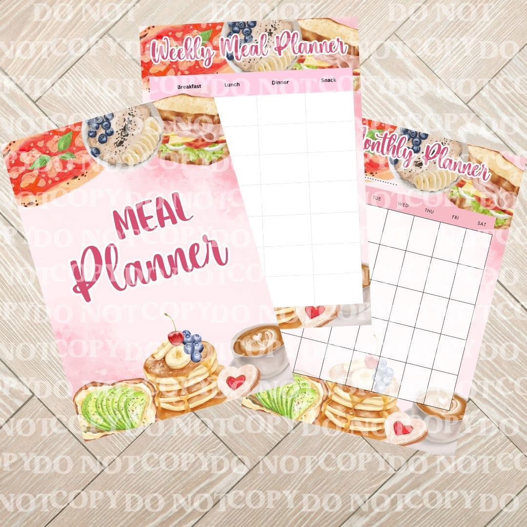 Meal planner book
