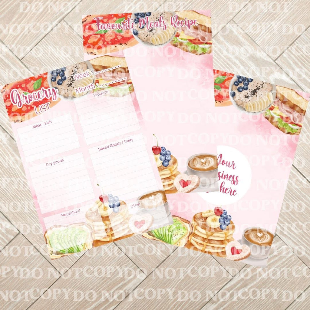 Meal planner book