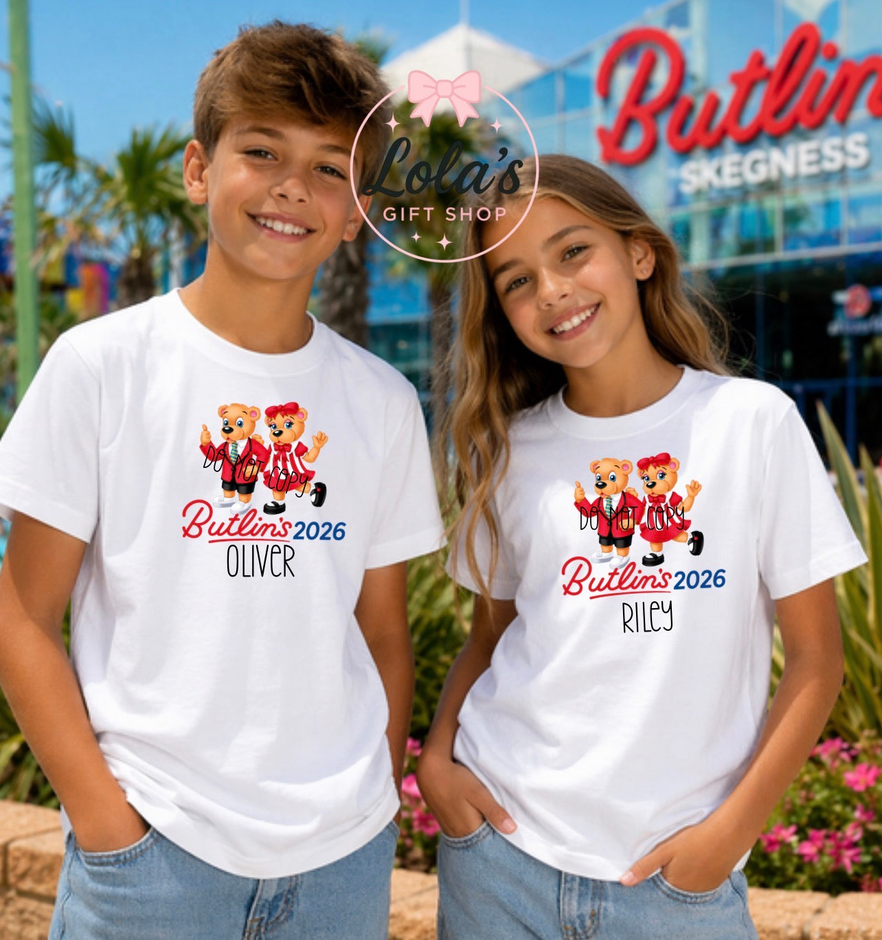 Holiday bears personalised tshirt