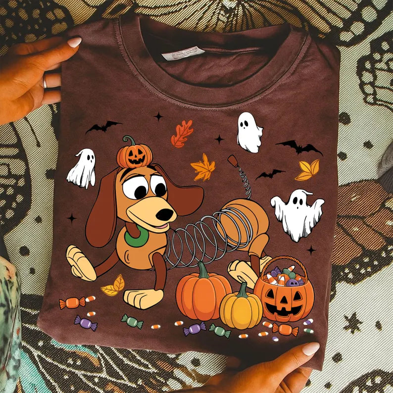 Slinky dog Halloween sweatshirt