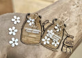 Engraved Oak and Acrylic Jar with Seeded paper