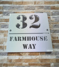 Contempory house plaques