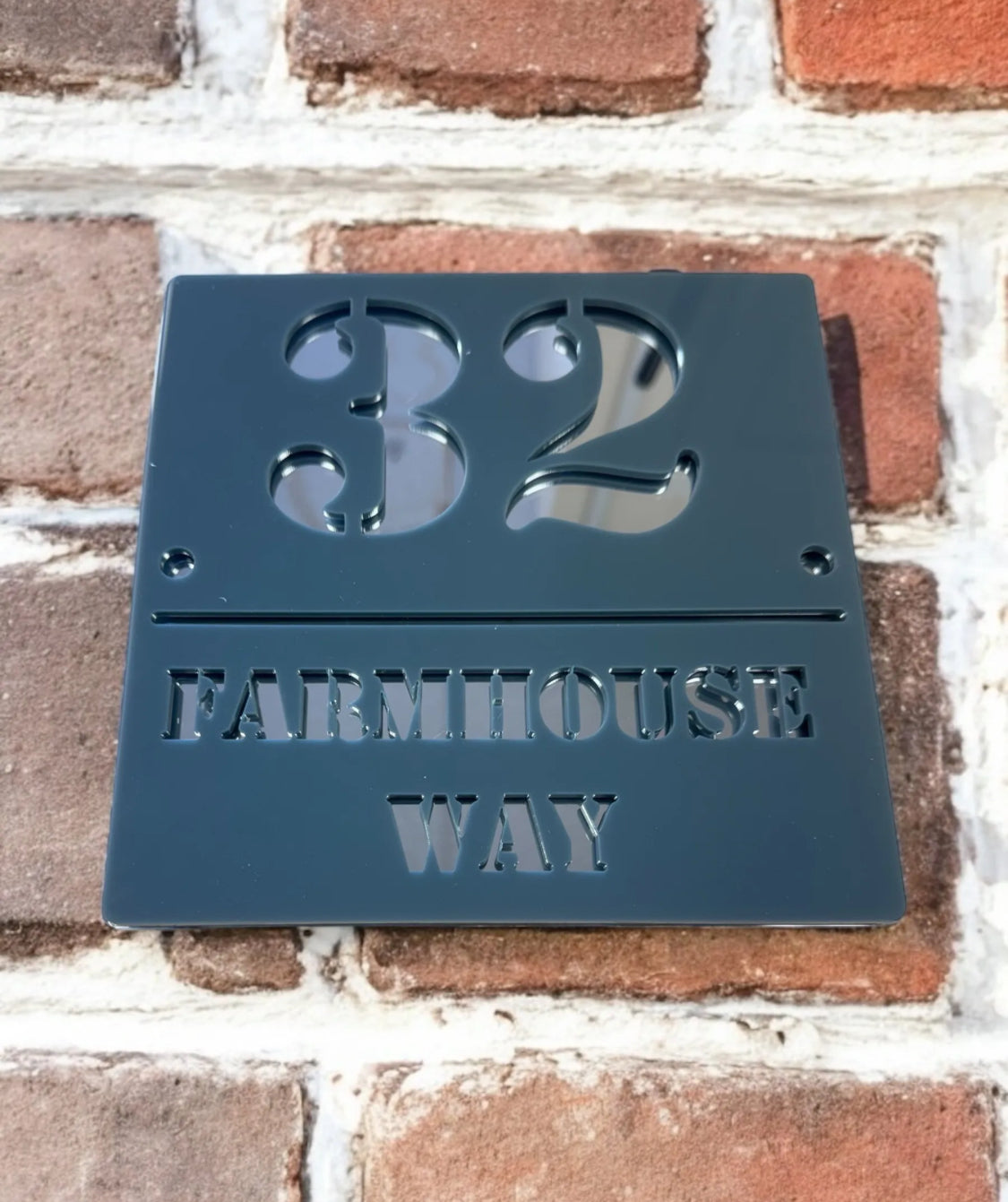 Contempory house plaques