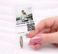 Personalised song upload and QR keyring