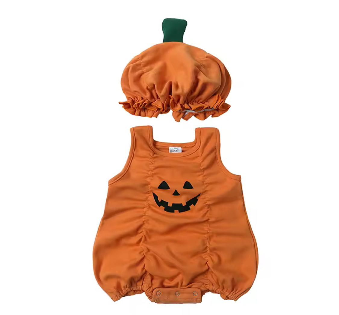 2pc pumpkin outfit baby